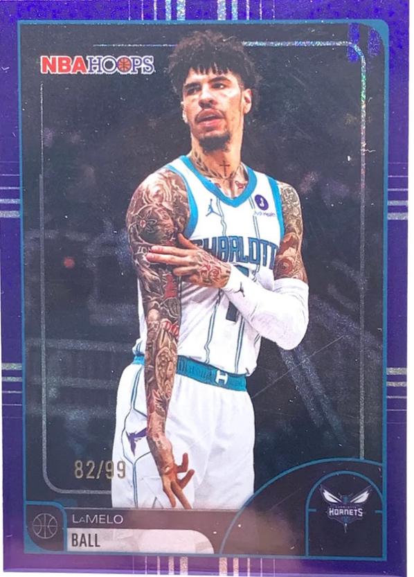LaMelo Ball [Pixel Burst Purple] #185