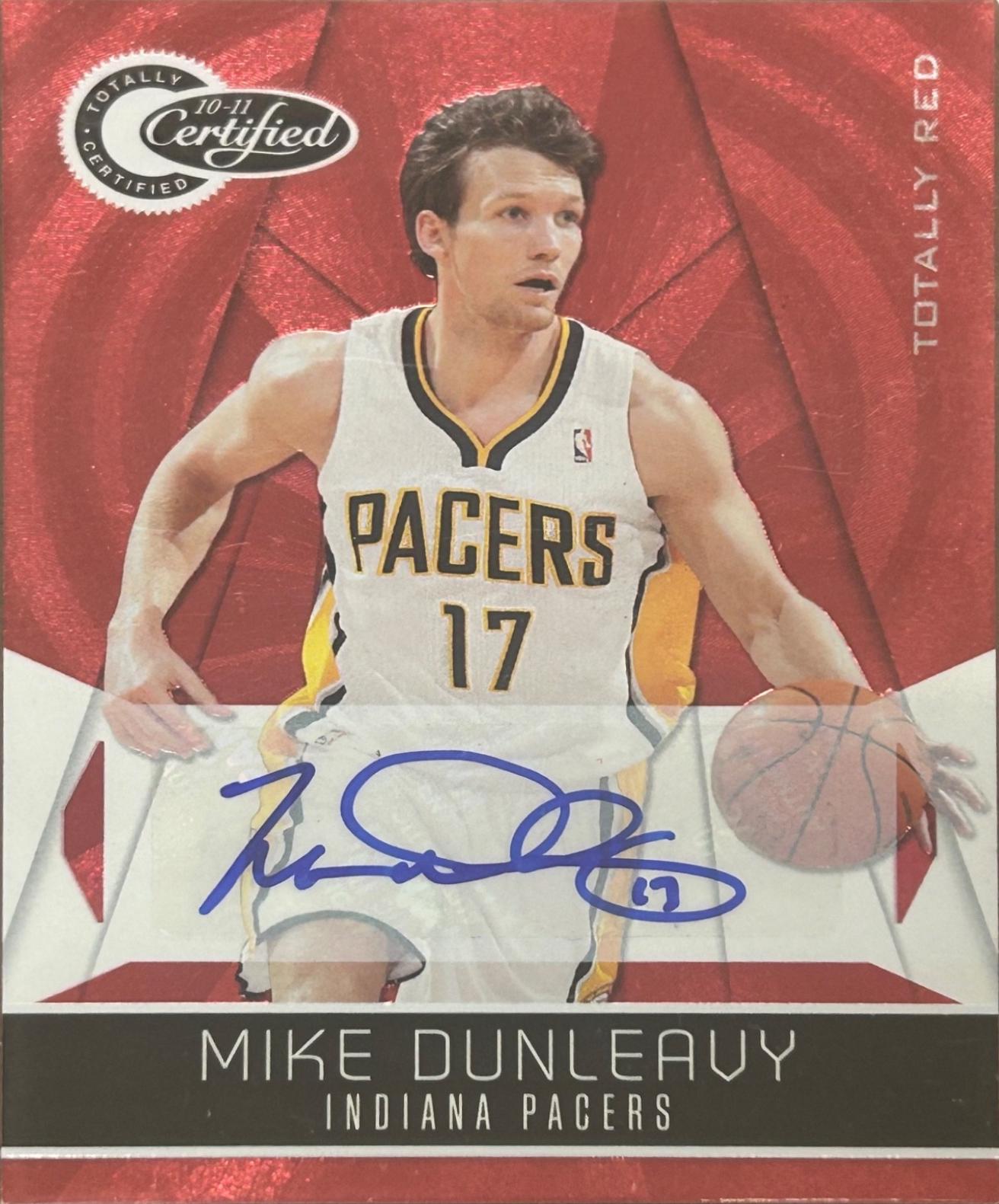 Mike Dunleavy Jr. [Black Autograph] #98