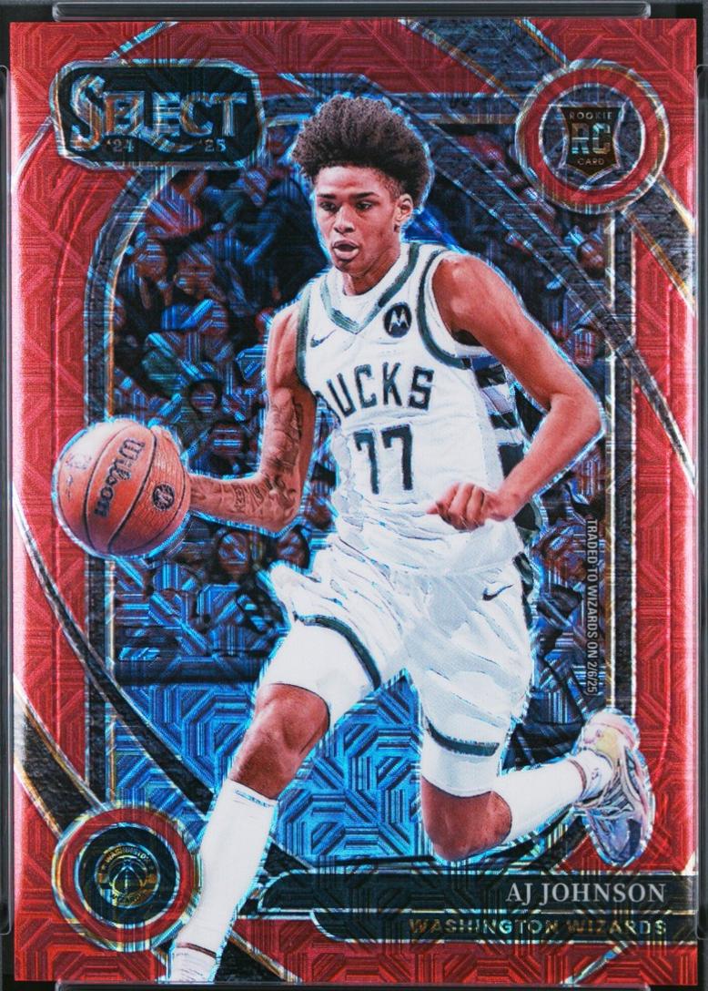 AJ Johnson [Red Mojo Prizm] #300