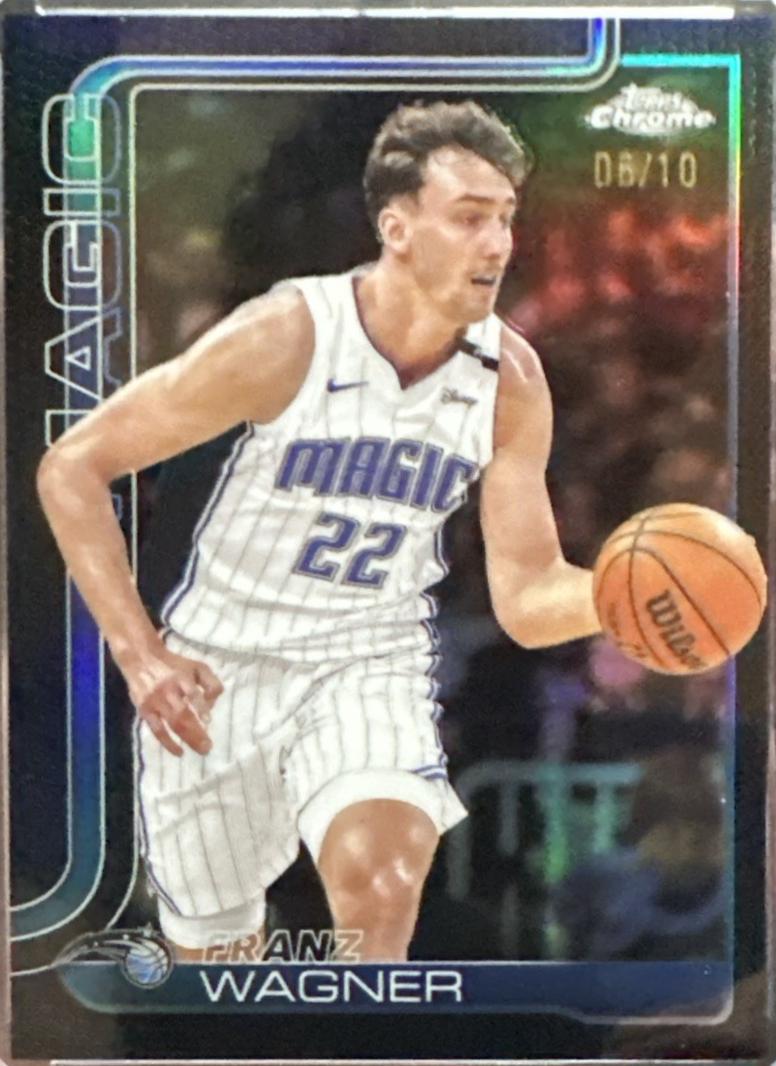 Franz Wagner [Black Basketball Refractor] #116