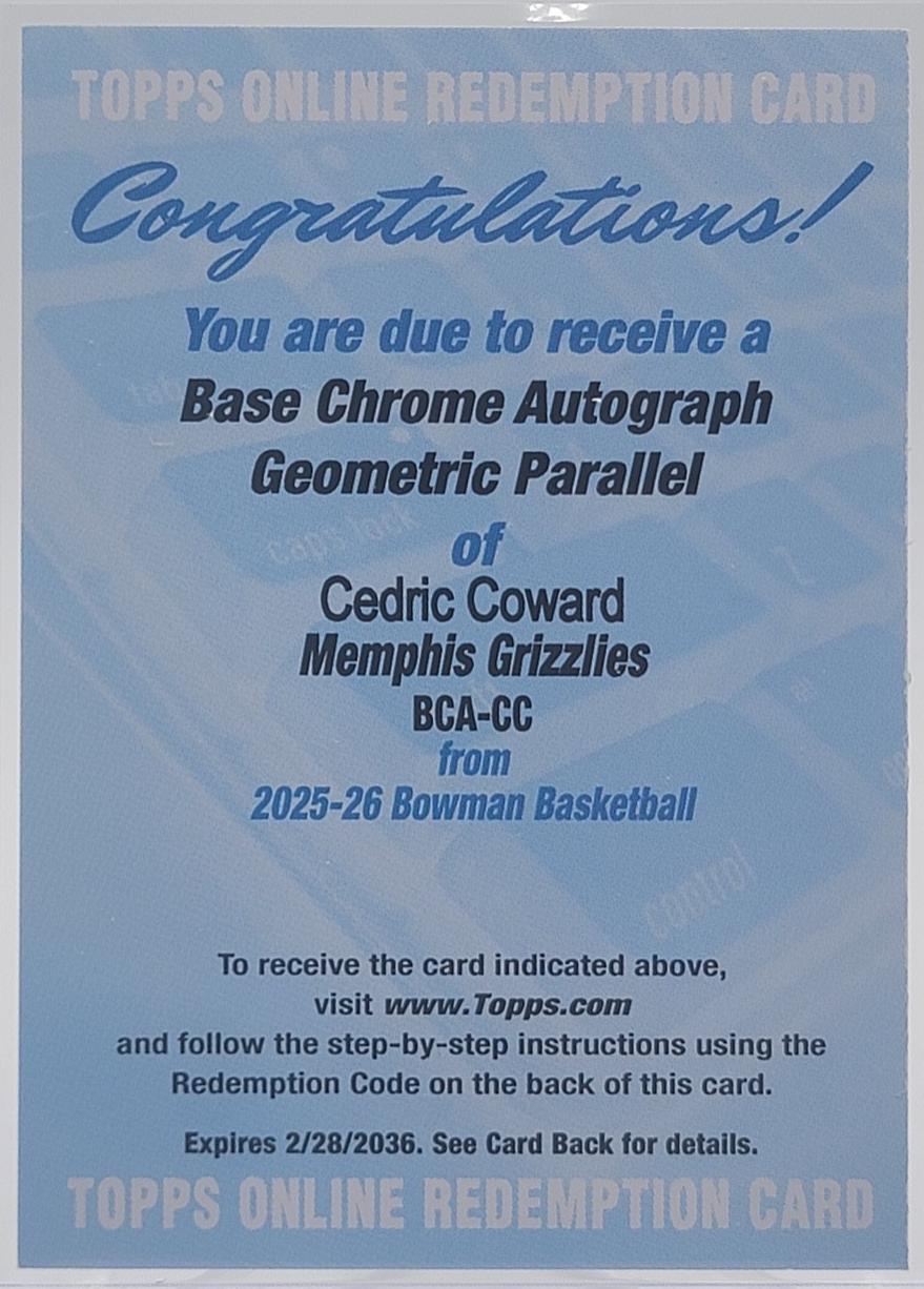 Cedric Coward [Geometric] #BCA-CC