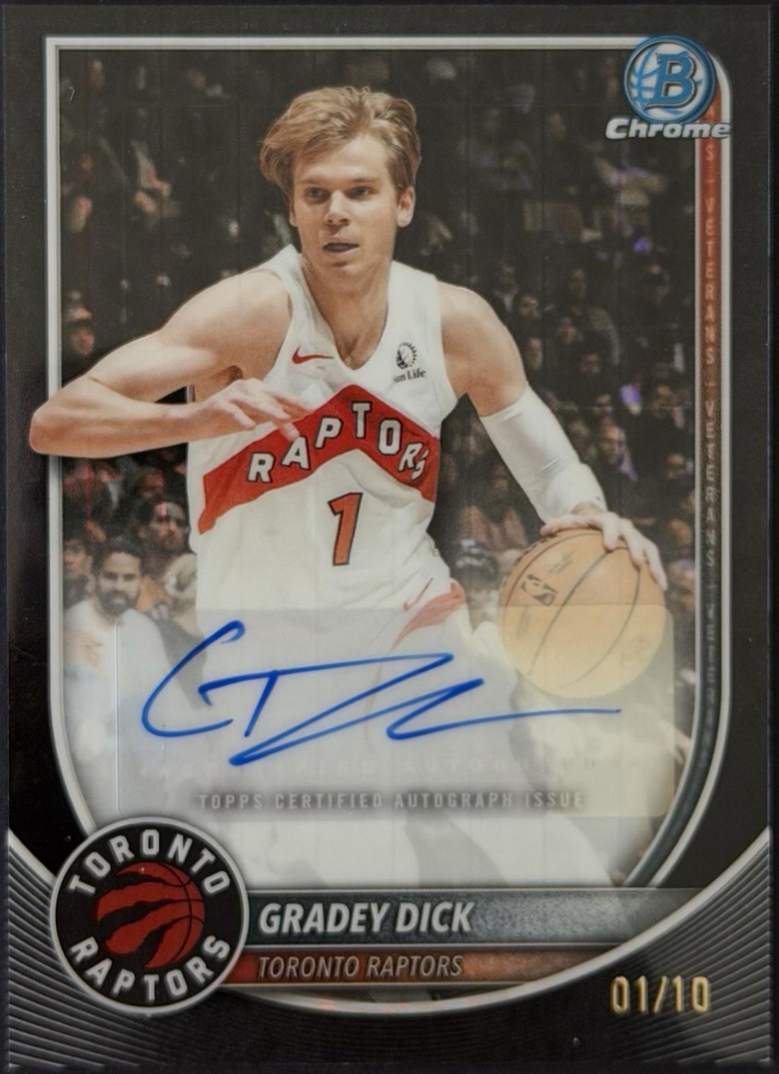 Gradey Dick [Black Refractor] #BCA-GD