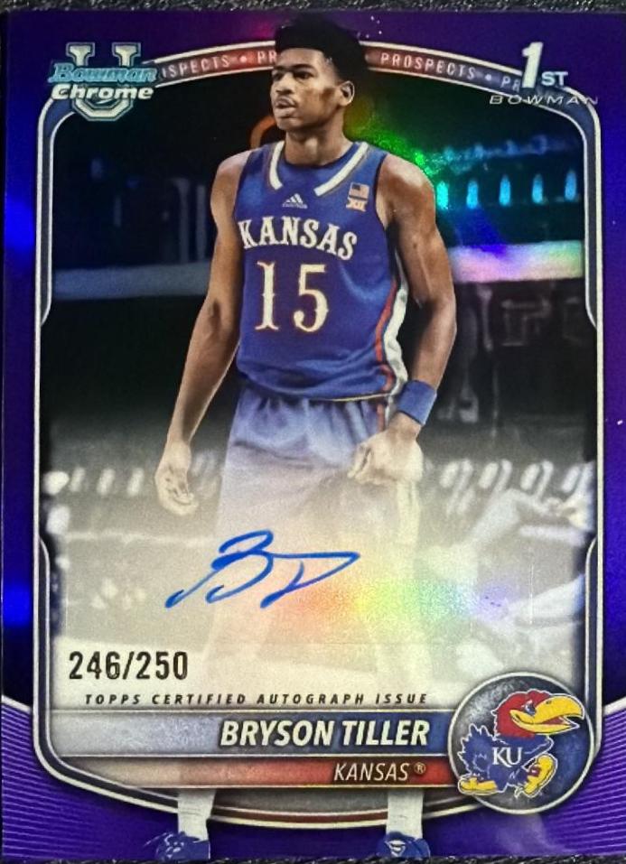 Bryson Tiller [Purple Refractor] #CPA-BT
