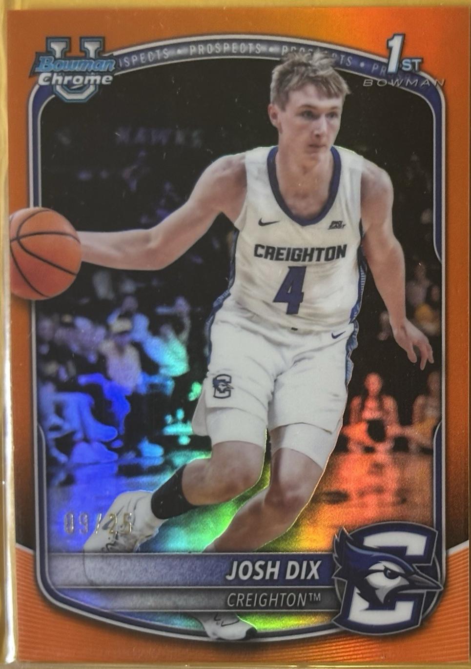 Josh Dix [Orange Refractor] #BCP-17