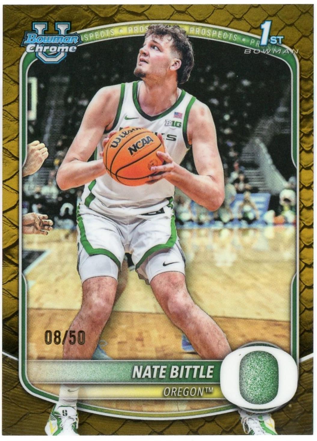 Nate Bittle [Reptilian Gold Refractor] #BCP-88