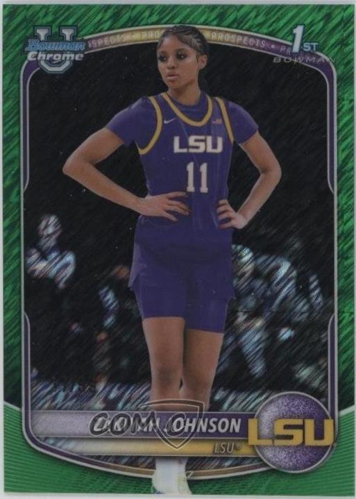 ZaKiyah Johnson [Green Shimmer Refractor] #BCP-73