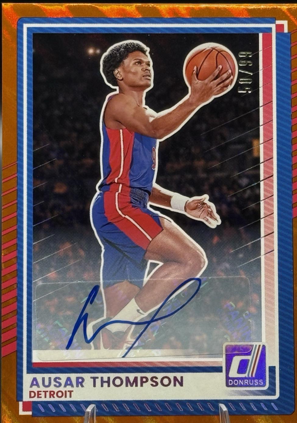 Ausar Thompson [Orange Lava Autograph] #112