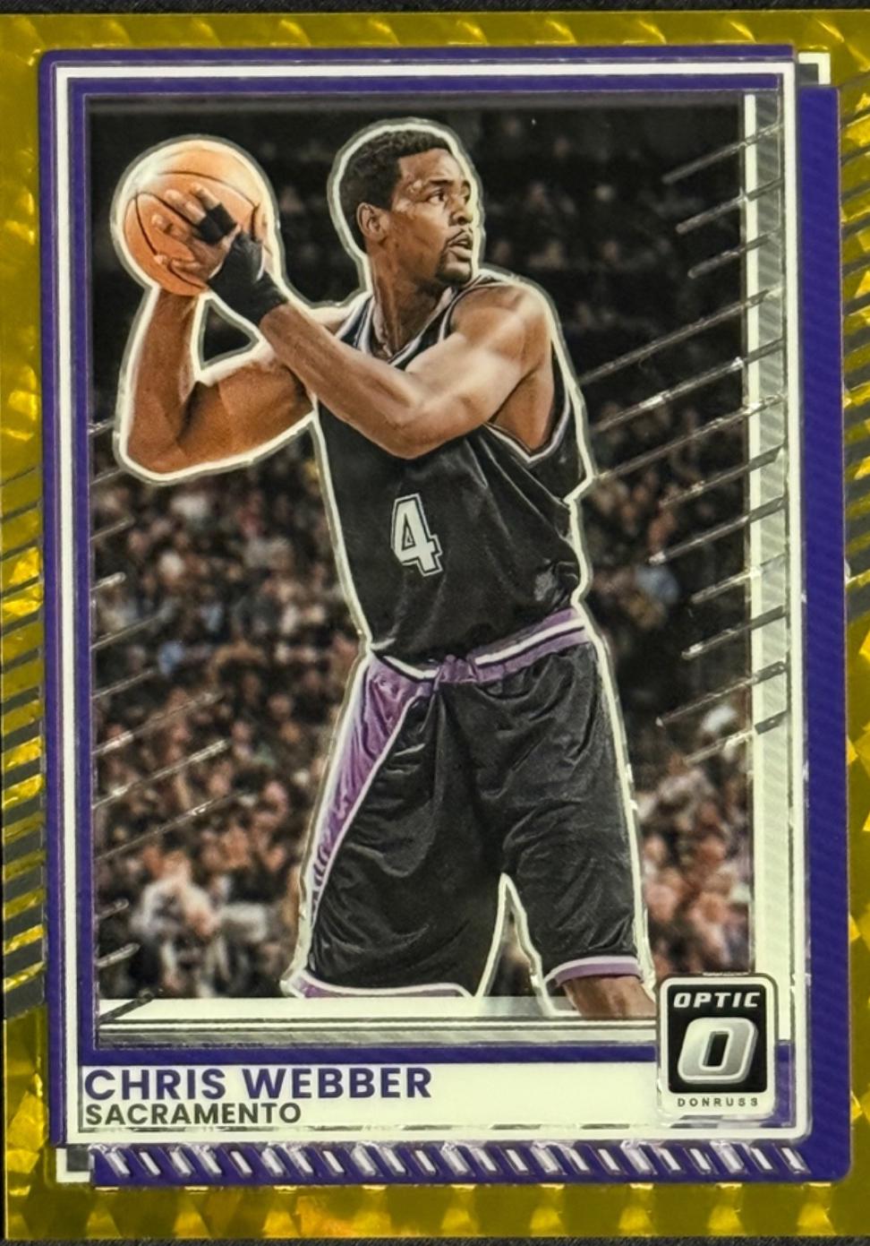 Chris Webber [FOTL Gold Optic] #189