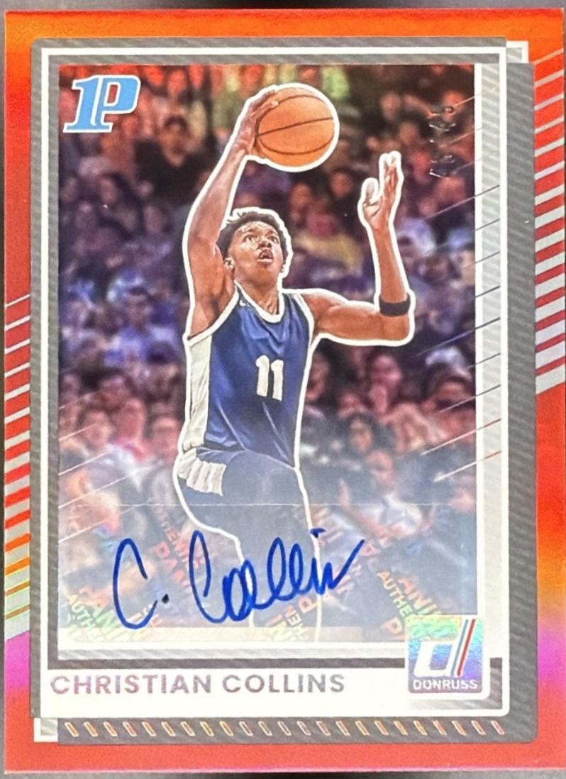 Christian Collins [Red Autograph] #155