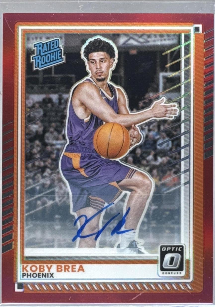 Koby Brea [Red Holo Optic Autograph] #28