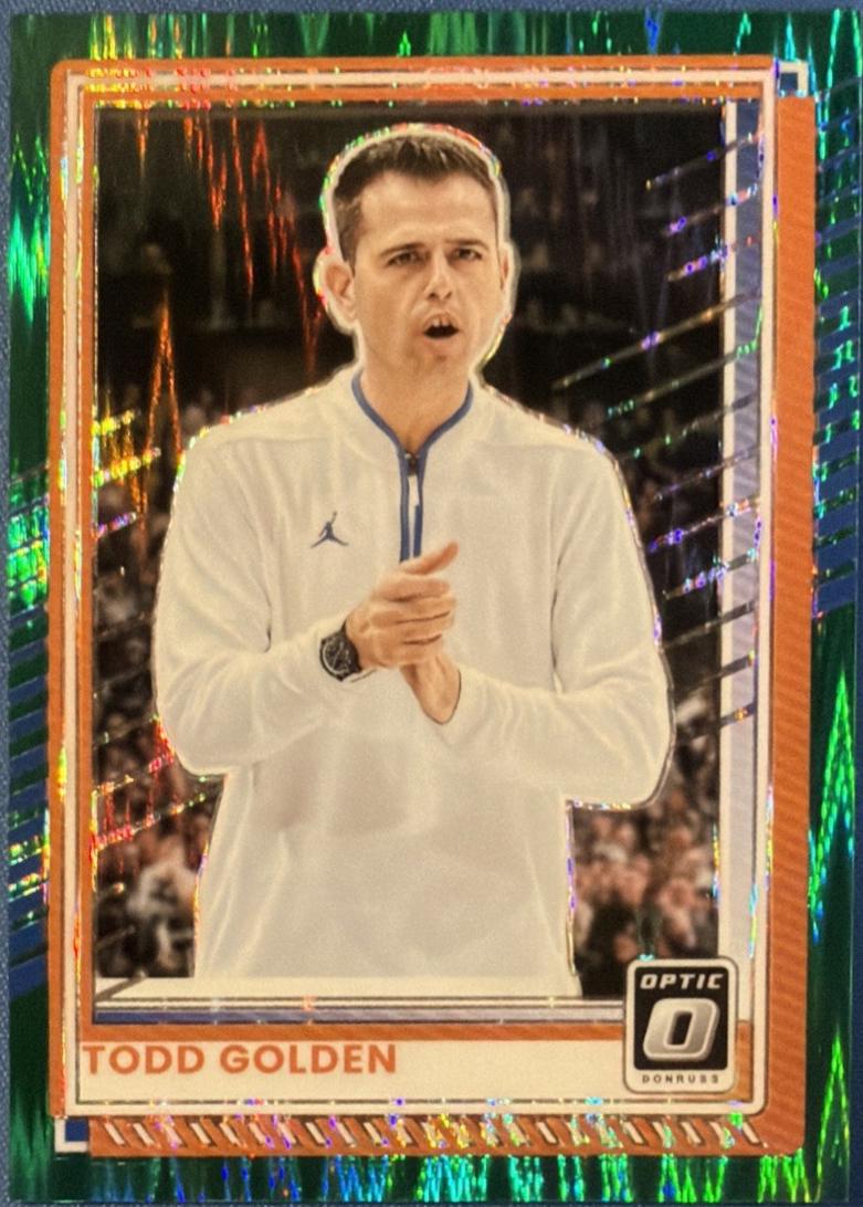 Todd Golden [Green Shock Optic] #195