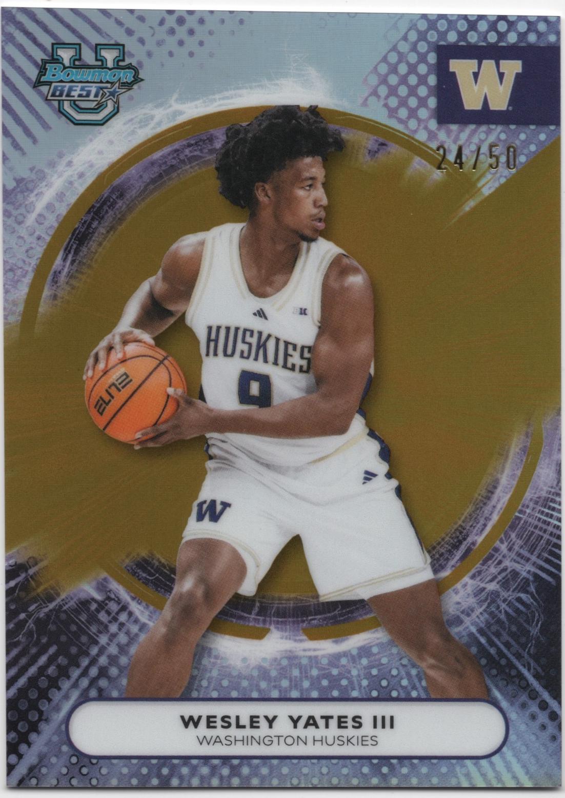 Wesley Yates III [Gold Refractor] #51