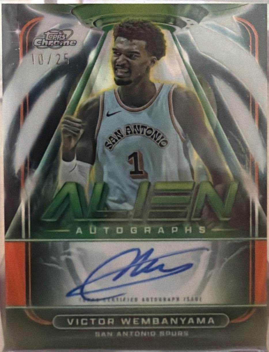 Victor Wembanyama [Orange Galactic] #AA-VW