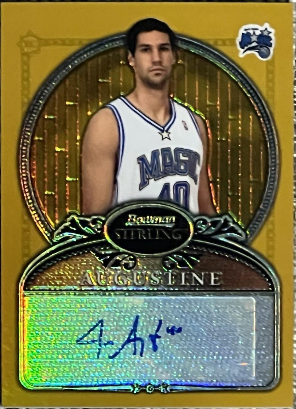 James Augustine [Refractor Gold Autograph] #89