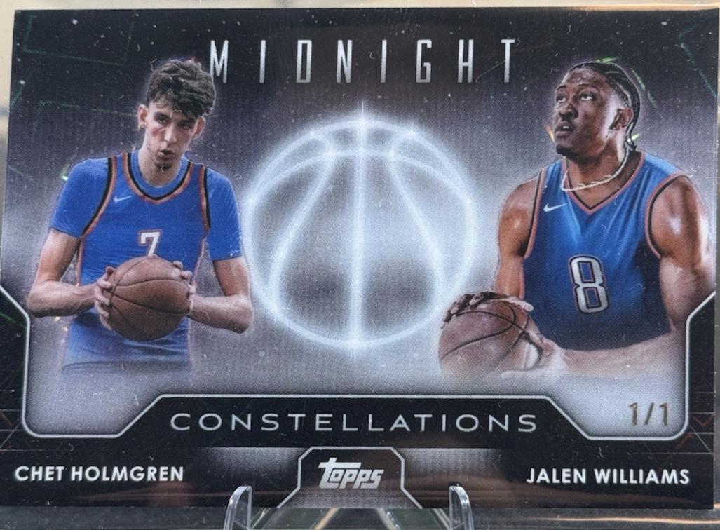 Chet Holmgren / Jalen Williams [Black Light] #C-13