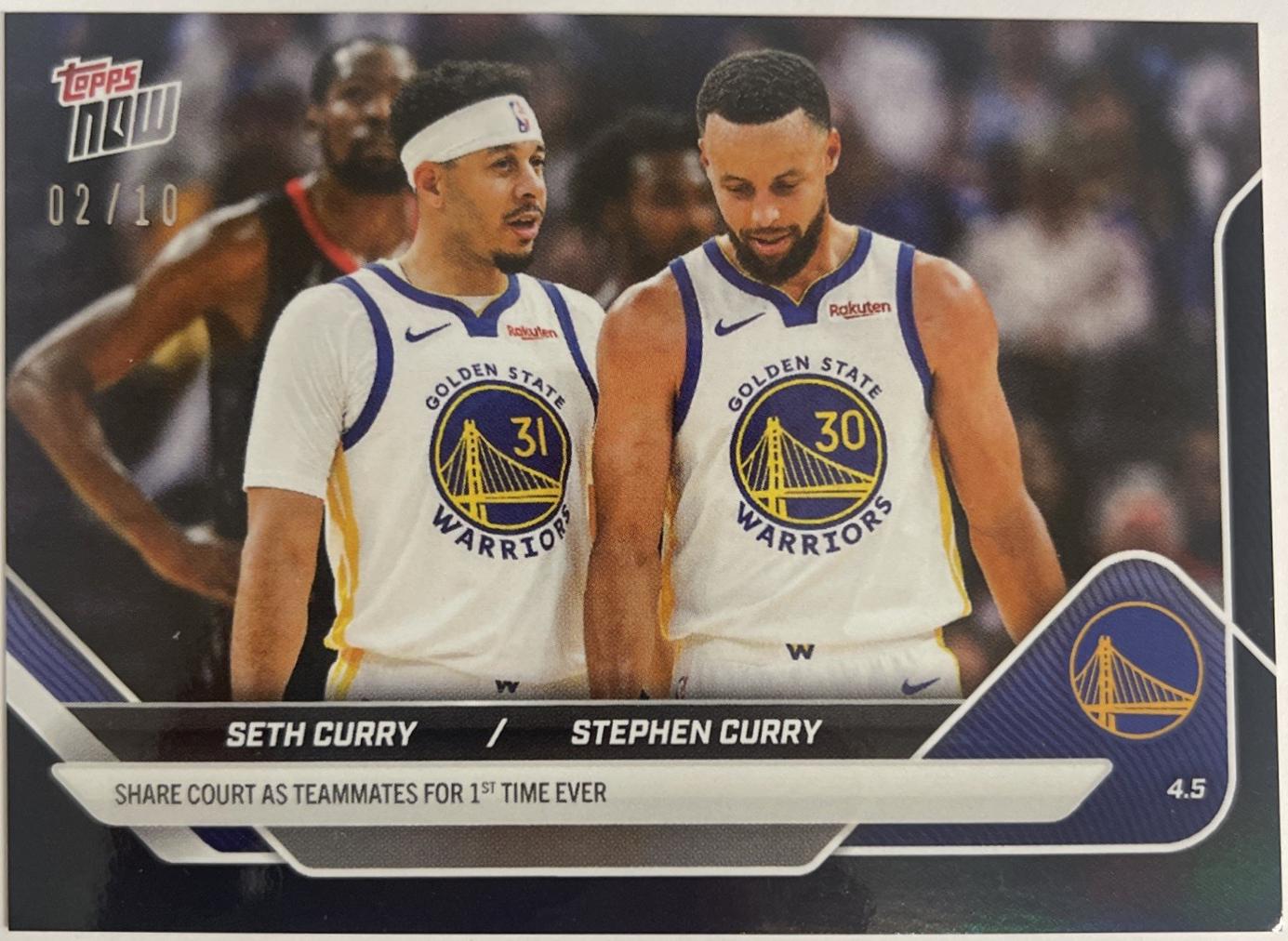 Stephen Curry / Seth Curry [Black] #244