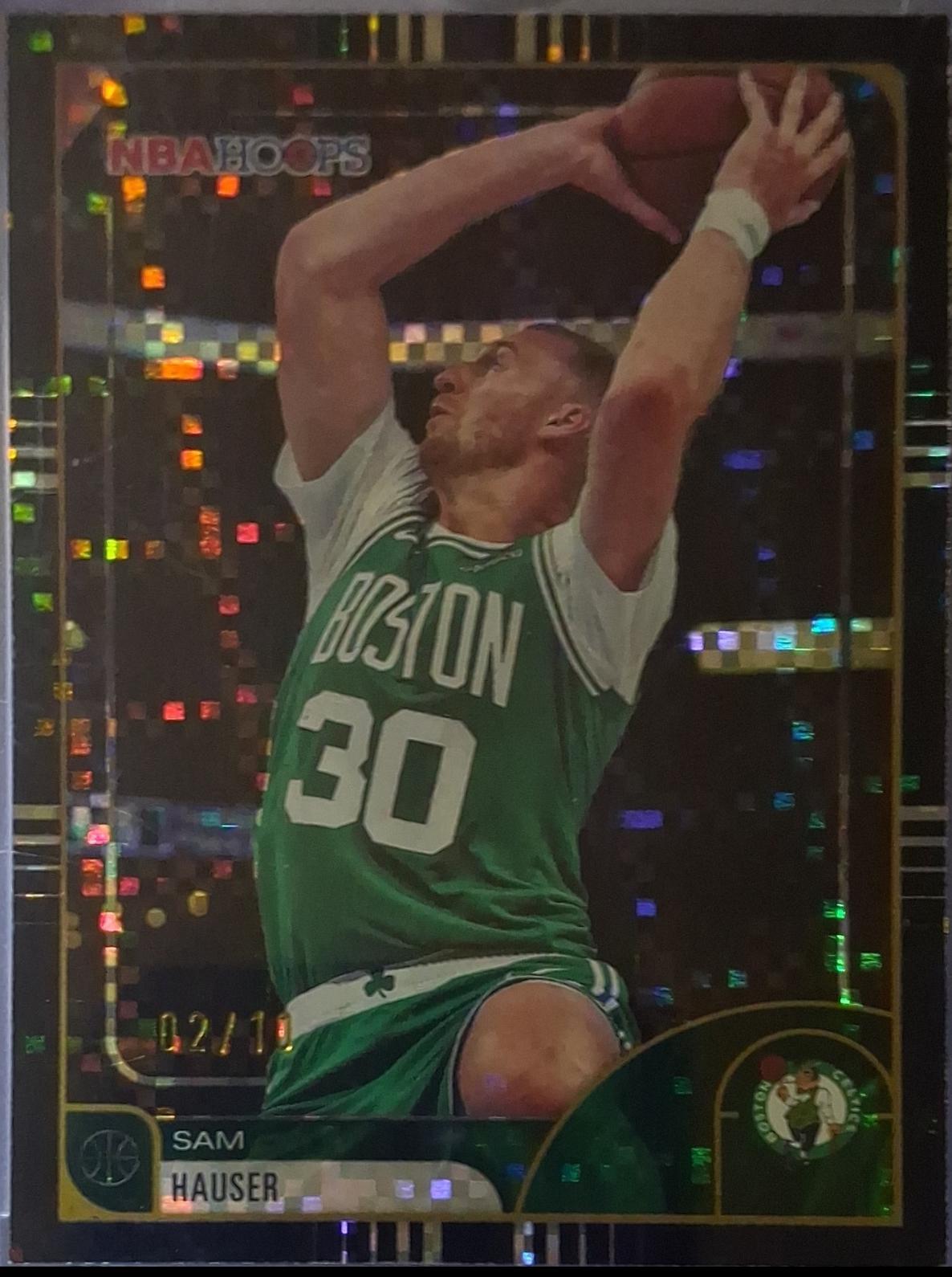 Sam Hauser [Black Basketball Refractor] #14