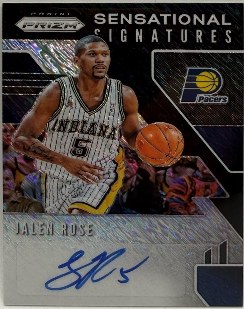 Jalen Rose [Black Prizm] #SS-JRS