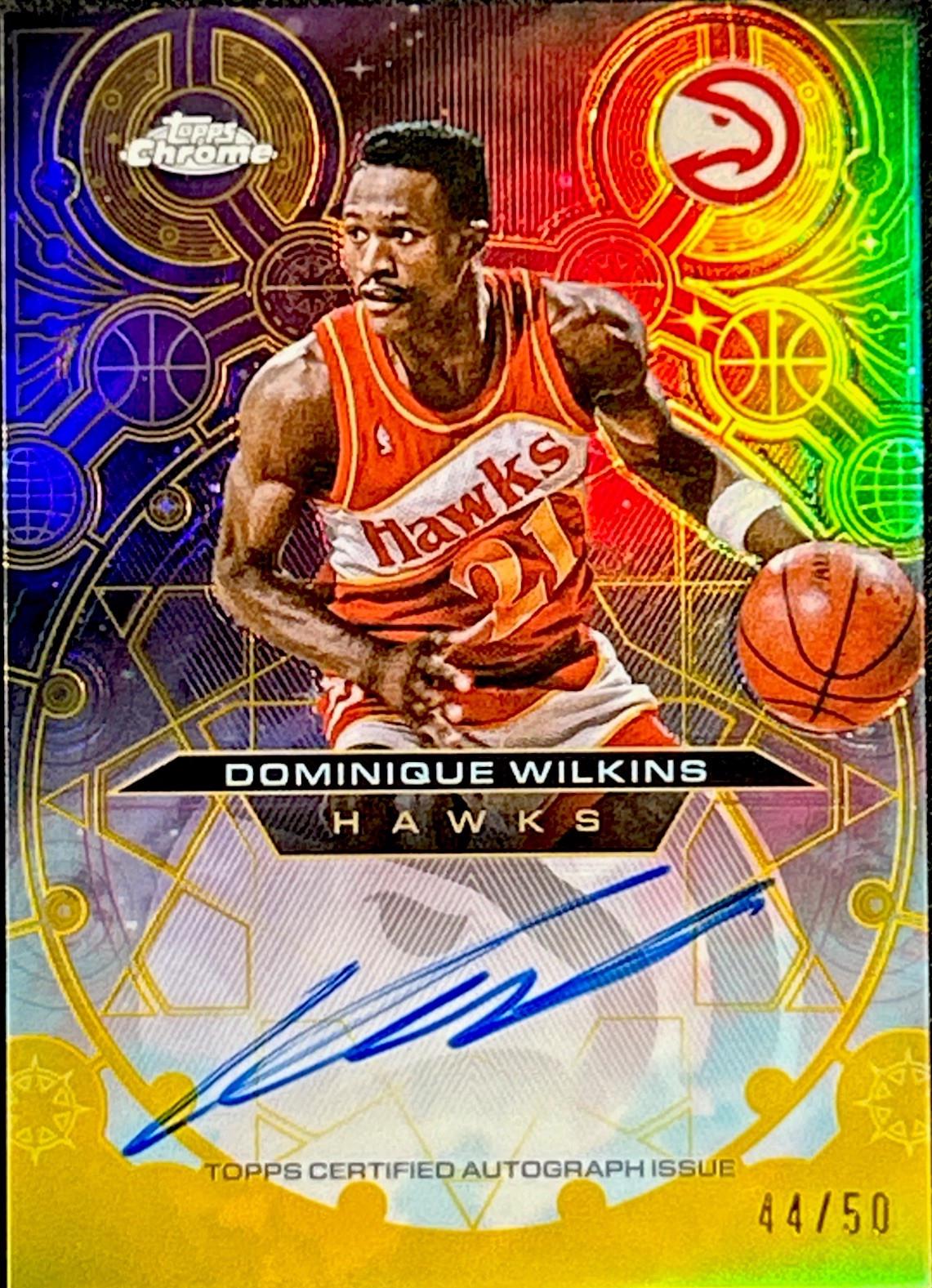 Dominique Wilkins [Refractor Gold] #CH-DW