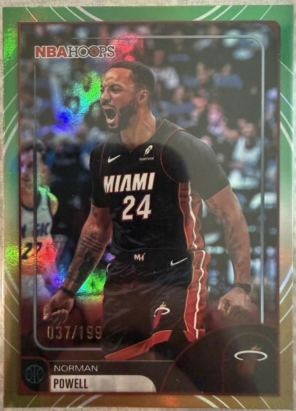 Norman Powell [Rainbow Gold Green] #222