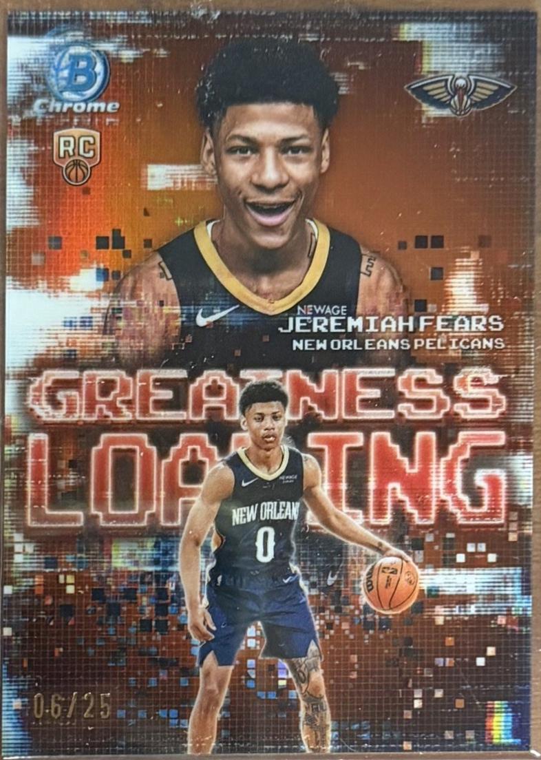 Jeremiah Fears [Orange Refractor] #GL-7