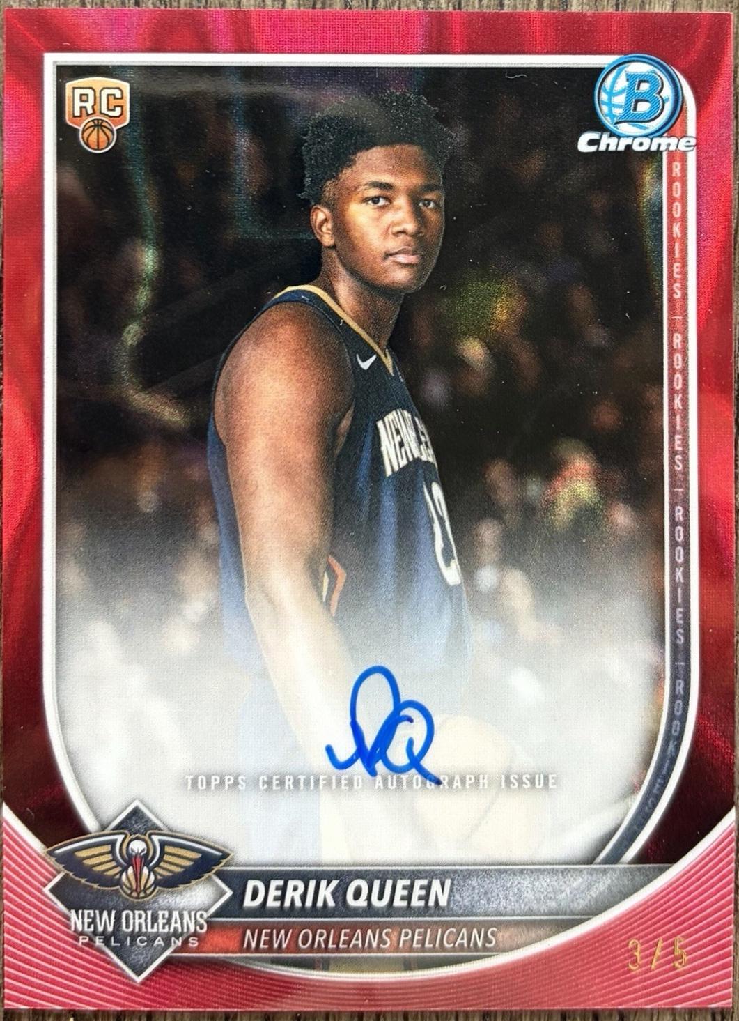 Derik Queen [Red Lava Refractor] #BCA-DQ