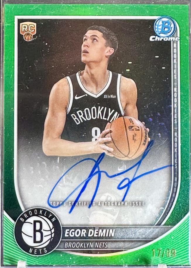 Egor Demin [Green Refractor] #BCA-ED