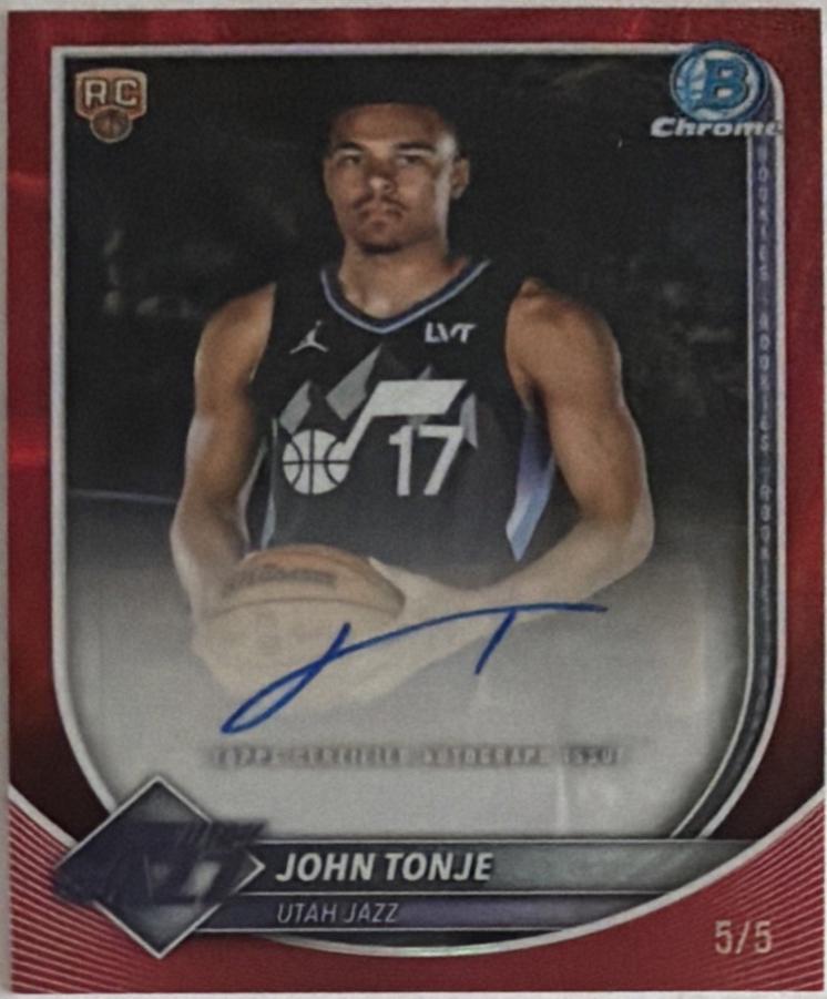 John Tonje [Red Refractor] #BCA-JE