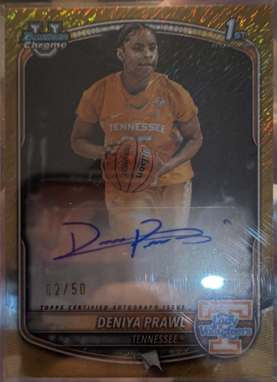 Deniya Prawl [Gold Refractor] #CPA-DR