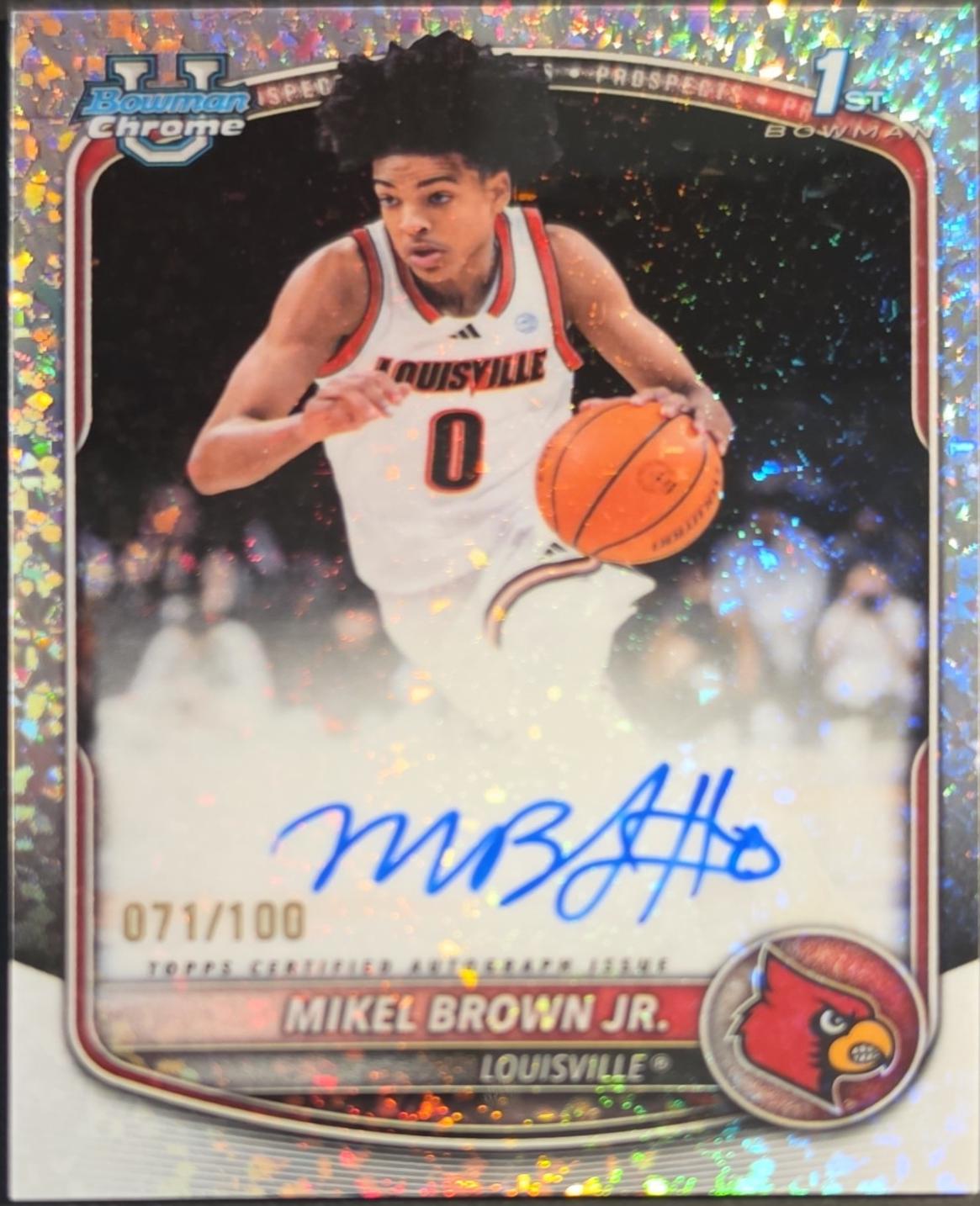 Mikel Brown Jr. [Mini-Diamond Refractor] #CPA-MBJ