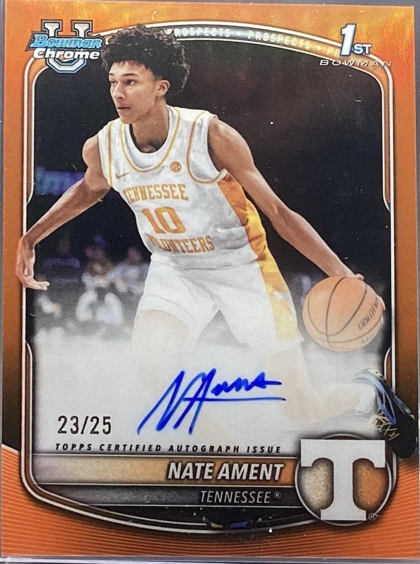 Nate Ament [Orange Refractor] #CPA-NA