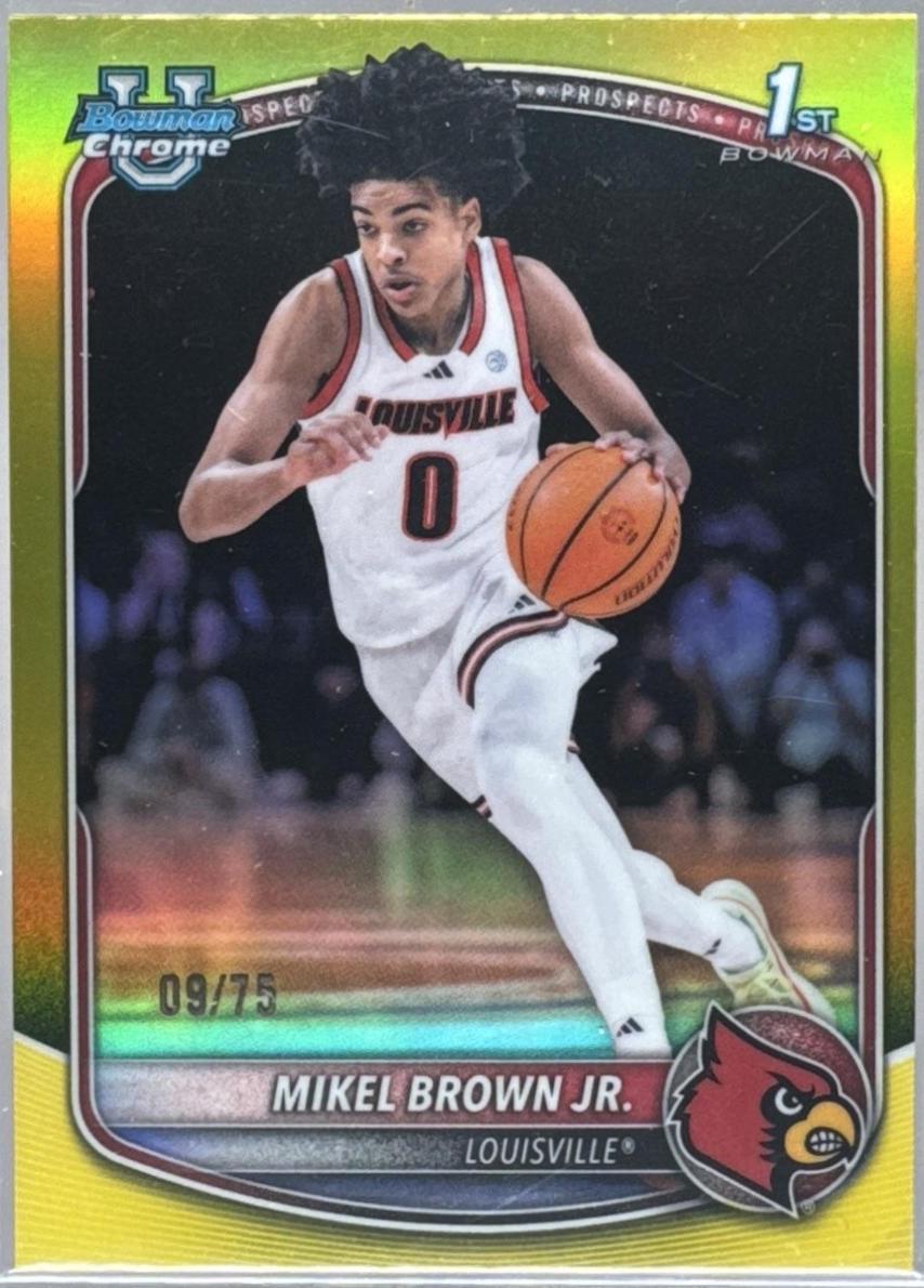 Mikel Brown Jr. [Yellow Refractor] #BCP-12