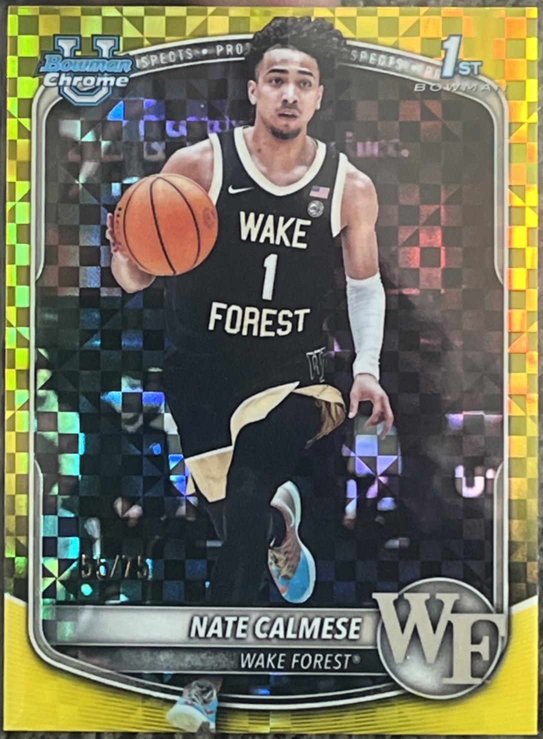 Nate Calmese [Yellow Refractor] #BCP-92