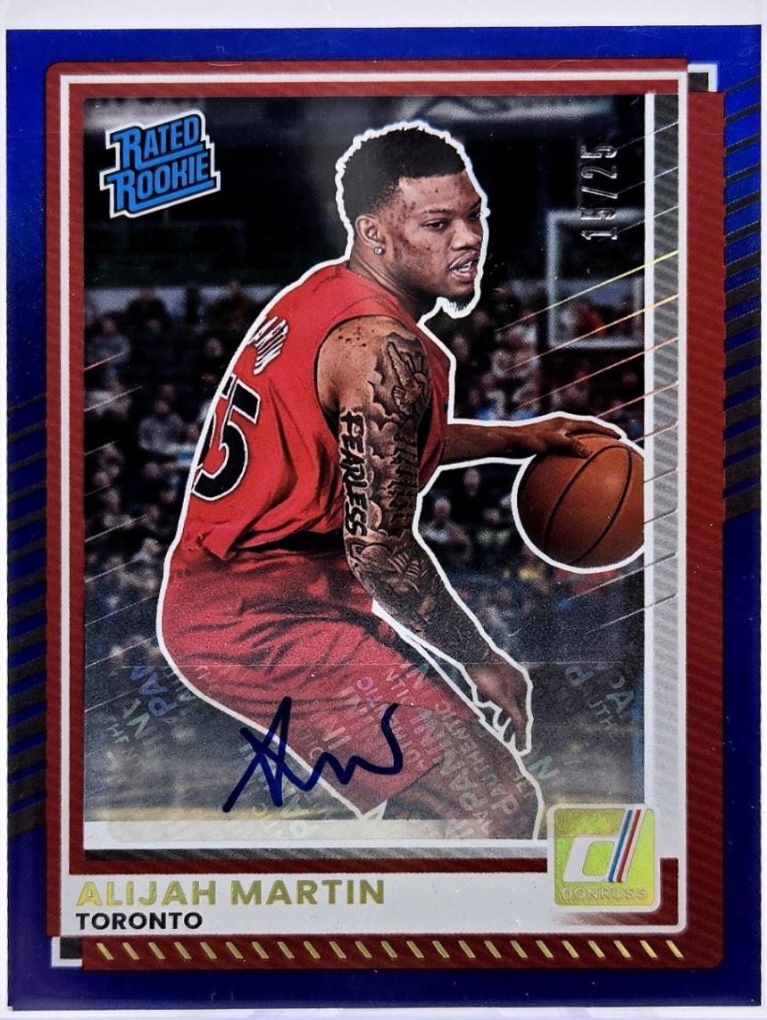 Alijah Martin [Blue Autograph] #26