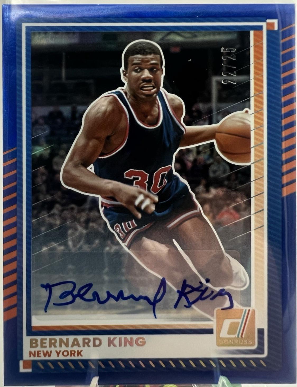 Bernard King [Blue Autograph] #147