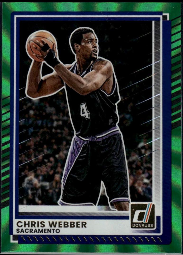 Chris Webber [Holo Green Laser] #189