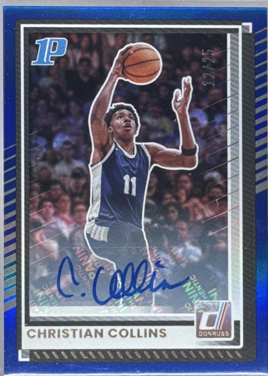 Christian Collins [Blue Autograph] #155