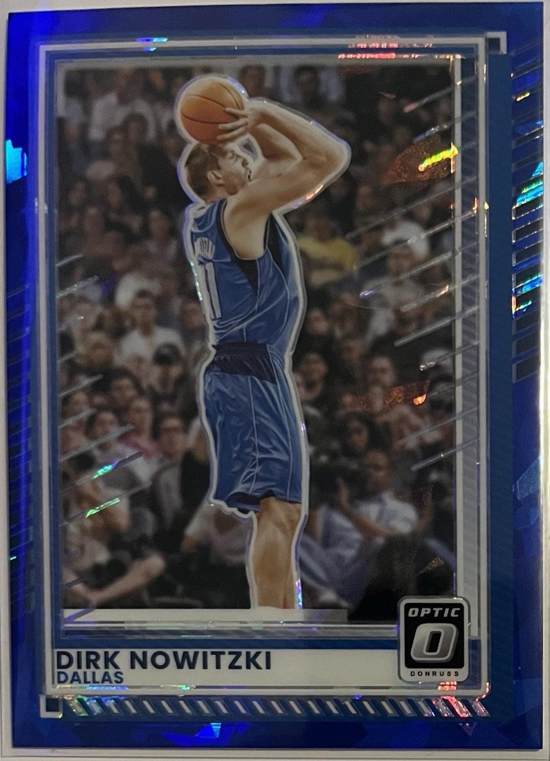 Dirk Nowitzki [Blue Cracked Ice Optic] #154