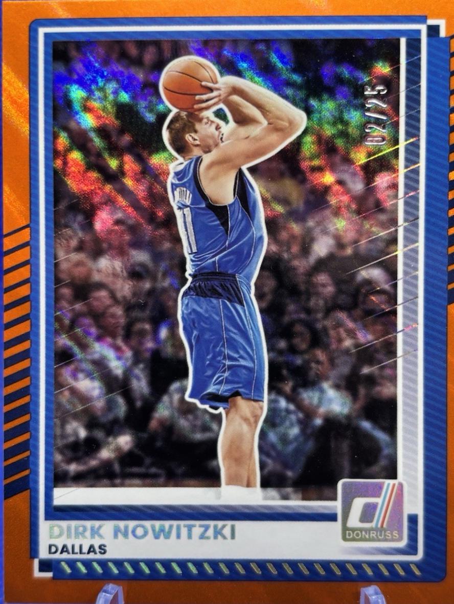 Dirk Nowitzki [Orange Lava] #154