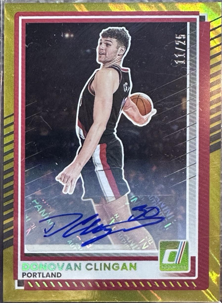 Donovan Clingan [Gold Autograph] #116