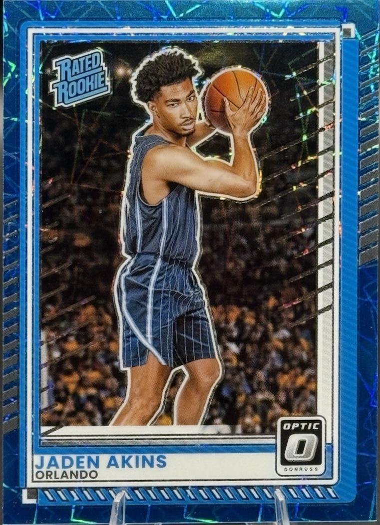 Jaden Akins [Neon Blue Velocity Optic] #103