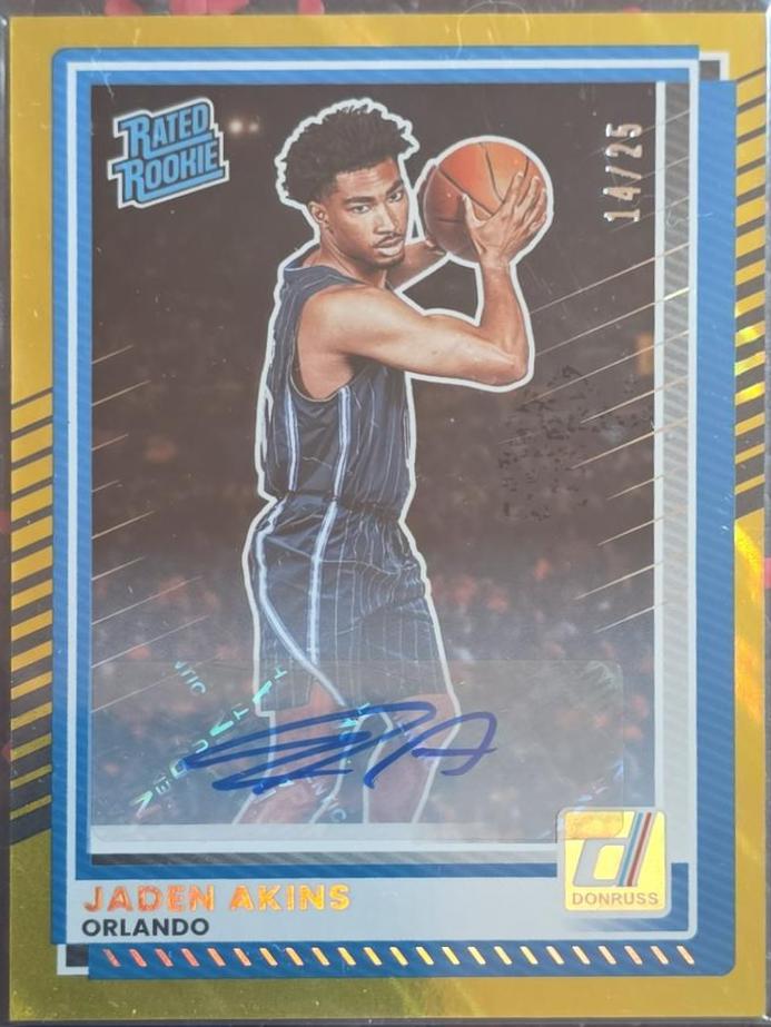 Jaden Akins [Yellow Lava Autograph] #103