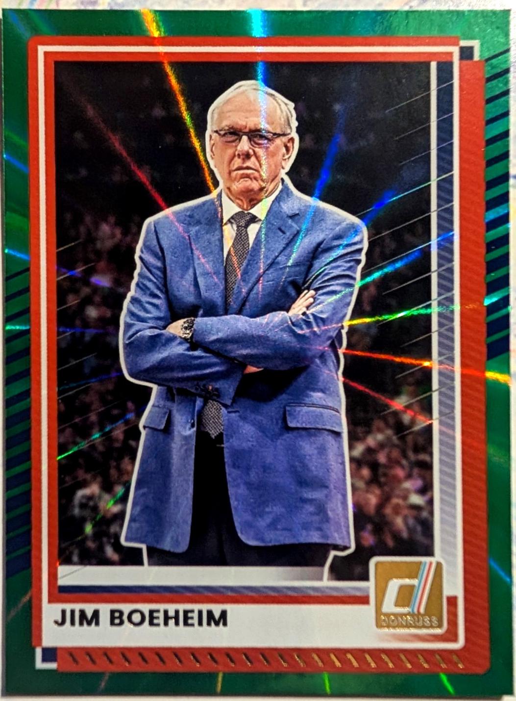 Jim Boeheim [Holo Green Laser] #196