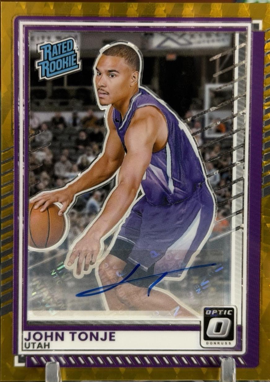 John Tonje [FOTL Gold Holo Optic Autograph] #38