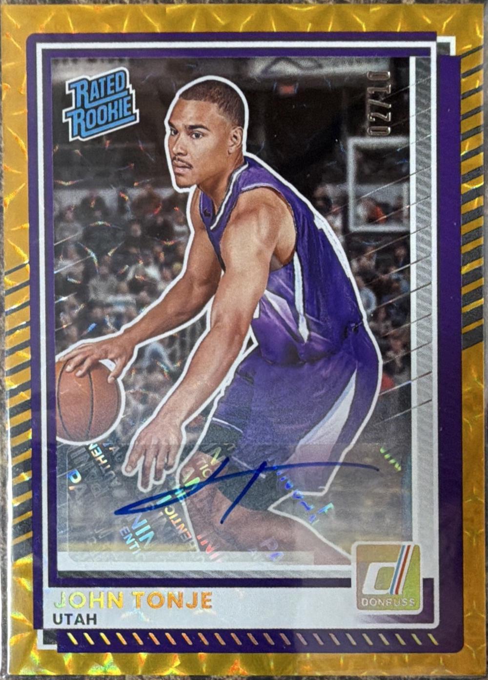 John Tonje [Gold Autograph] #38