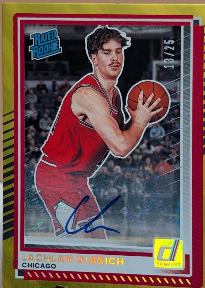 Lachlan Olbrich [Yellow Lava Autograph] #40