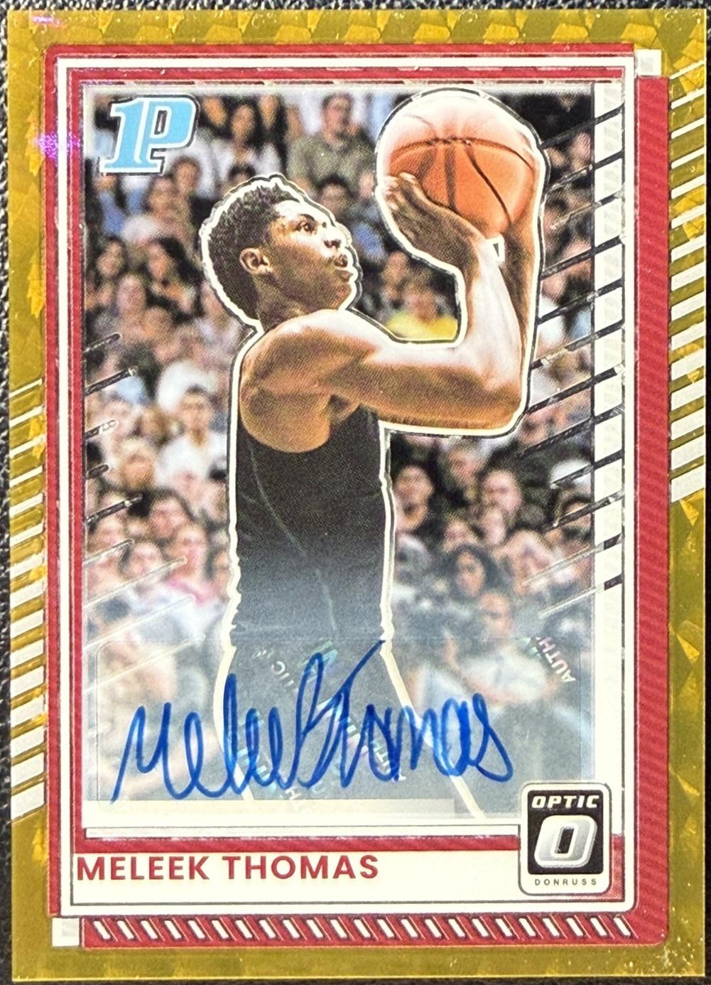 Meleek Thomas [Green Autograph] #71