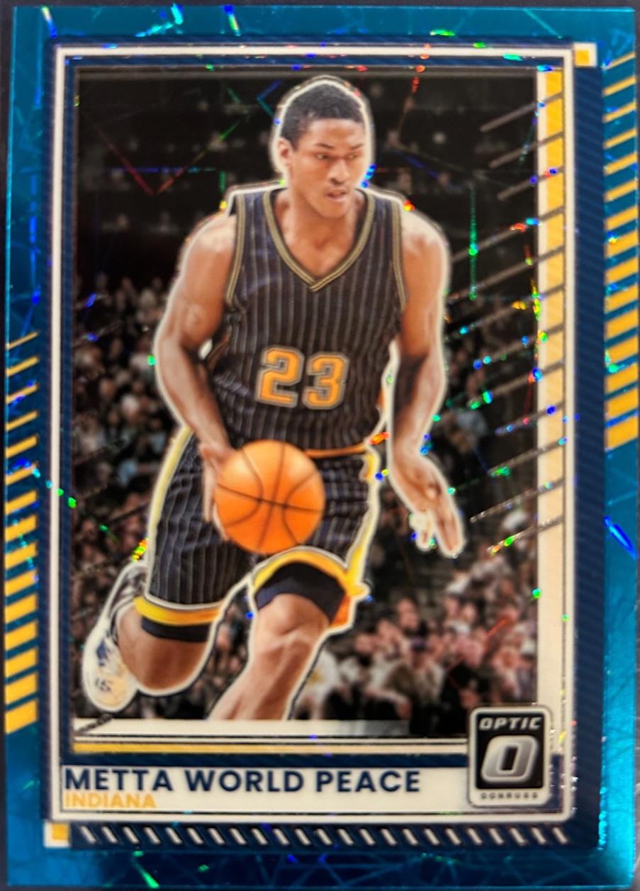 Metta World Peace [Blue Cracked Ice Optic] #184