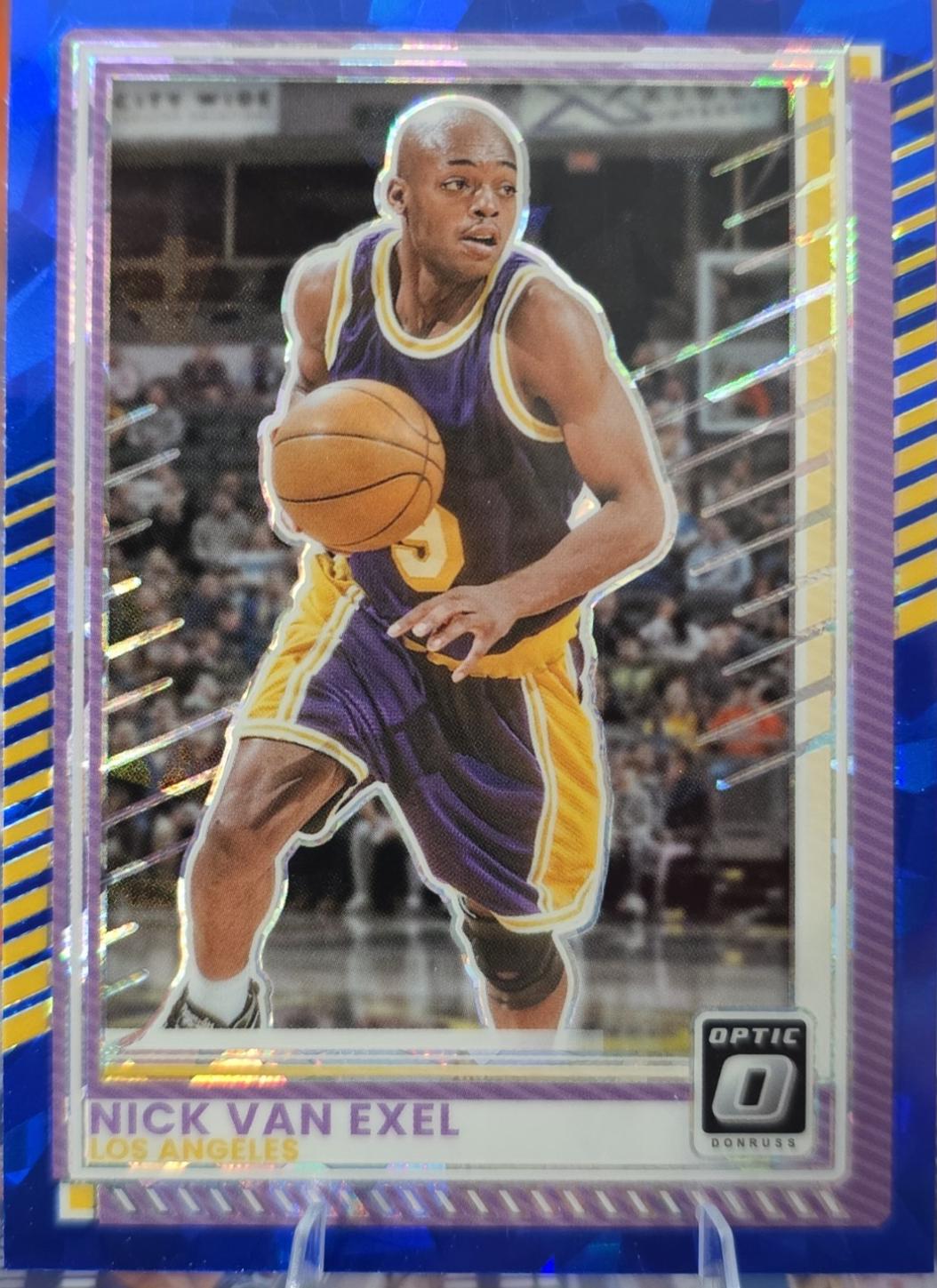 Nick Van Exel [Blue Cracked Ice Optic] #143