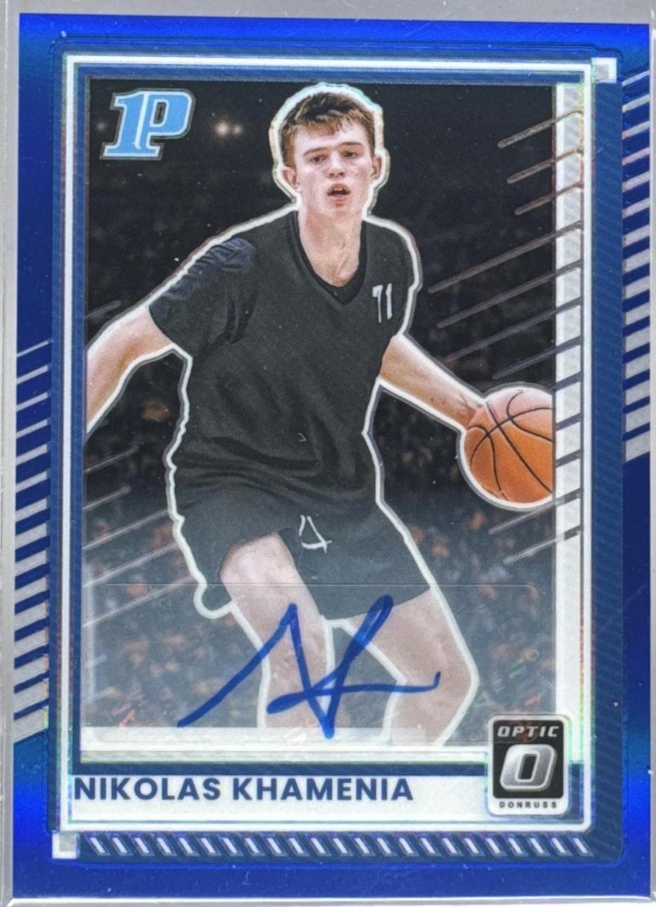 Nikolas Khamenia [Blue Holo Optic Autograph] #109